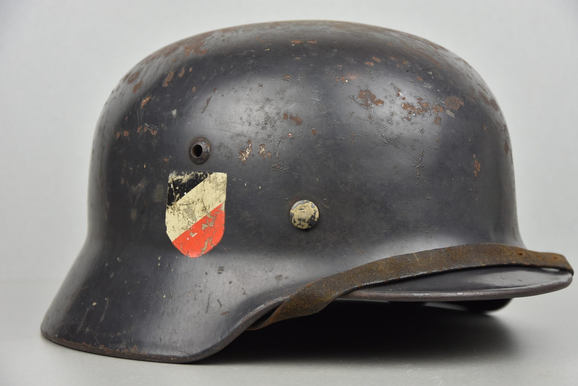 M35 Luftwaffe double decal steel helmet E.F.68 1938 — image 8