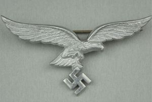 Aluminum Luftwaffe breast eagle for summer tunic or leather flight …
