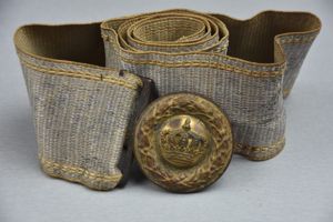 WW1 German 'Feldbinde' dress brocade belt 'Bayern'