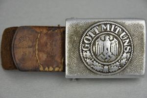 Army (Heer) alumium belt buckle by Richard Sieper & Söhne …