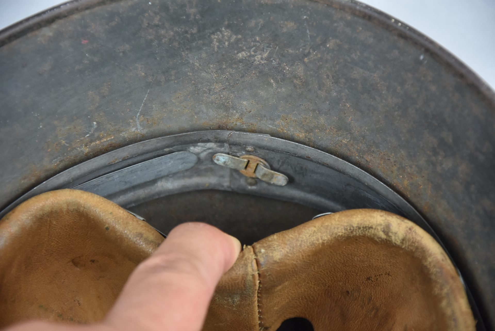 M35 army (Heeres) ex-DD reissued steel helmet Q64 — image 14