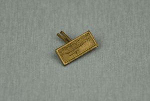 Ribbon bar size Sudetenland Medal Prague bar