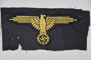 Tropical Waffen-SS 'BeVo' sleeve eagle with rzm tag