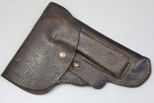 Wehrmacht Waffen-SS CZ Model 27 pistol holster with Waffenamt