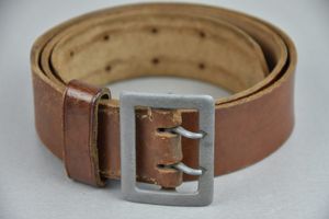 Wehrmacht brown officer double claw belt 'Zweidorn'