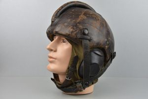 RARE Luftwaffe SSK90 (fighter) pilot protection helmet 1941 with summer …