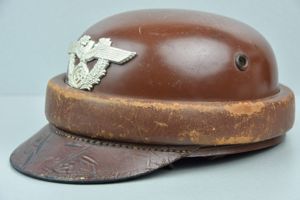 RARE Polizei 'Gendarmerie' crash helmet 'Sturzhelm' by Erel 1938