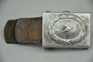 Luftwaffe alumium belt buckle by Richard Sieper & Söhne 1937