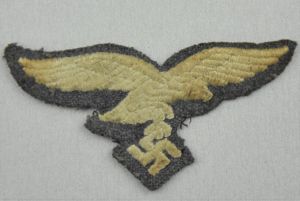 Standard embroidered Luftwaffe cap eagle