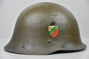 WW2 M36 Type C Bulgarian steel helmet