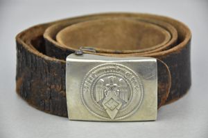 Hitlerjugend belt and transitional RZM buckle by Assmann & Söhne