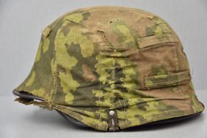 Waffen-SS oakleaf camouflage helmet cover