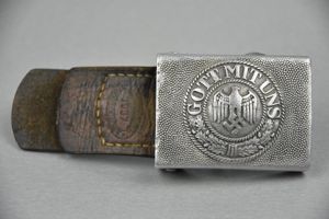 Army (Heer) aluminum buckle by Gustav Brehmer 1937