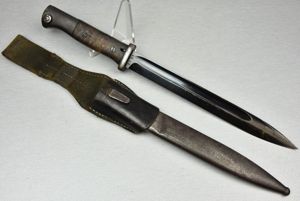 Wehrmacht K98 bayonet with frog