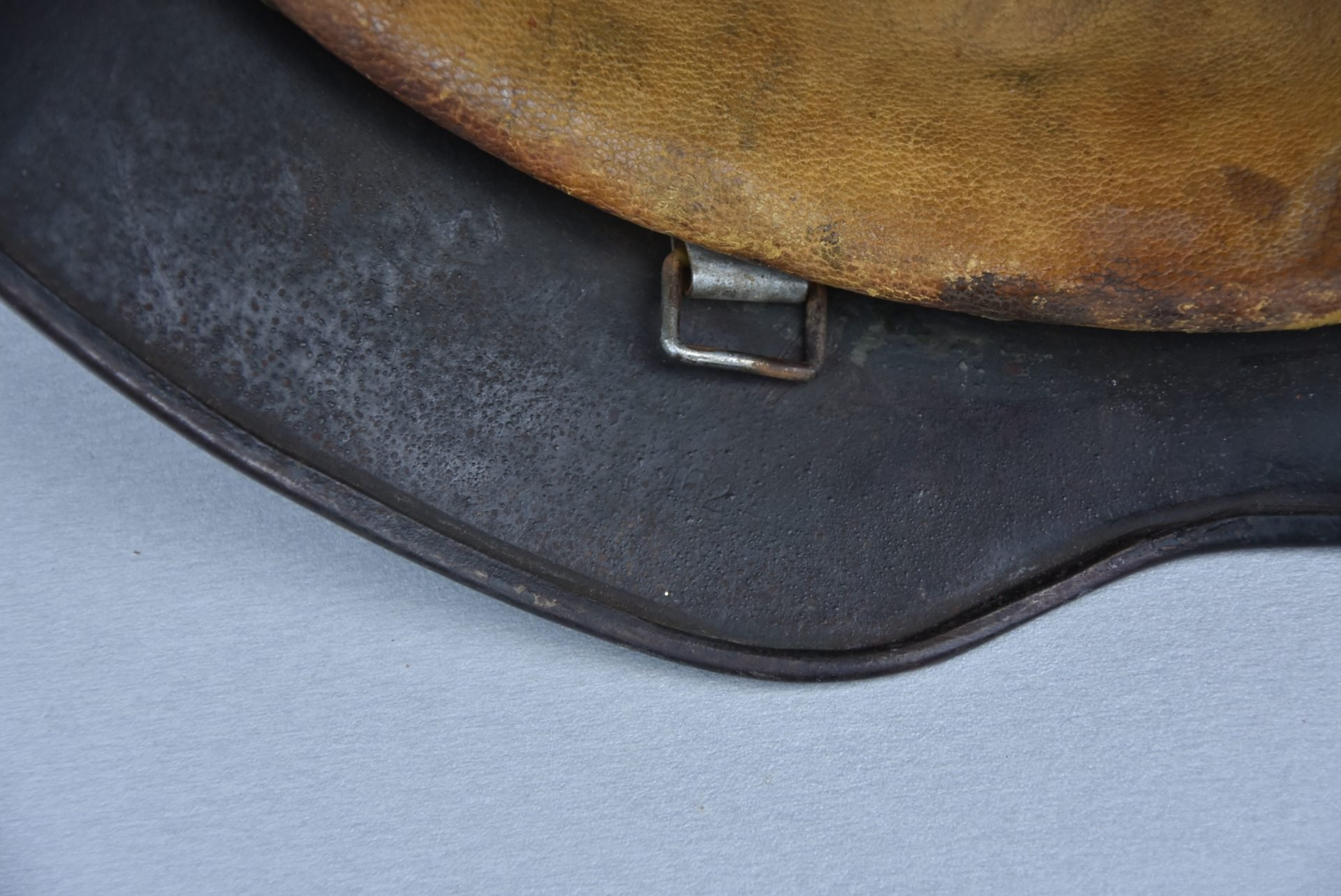 M35 army (Heer) reissue single decal steel helmet Q62 named — image 10