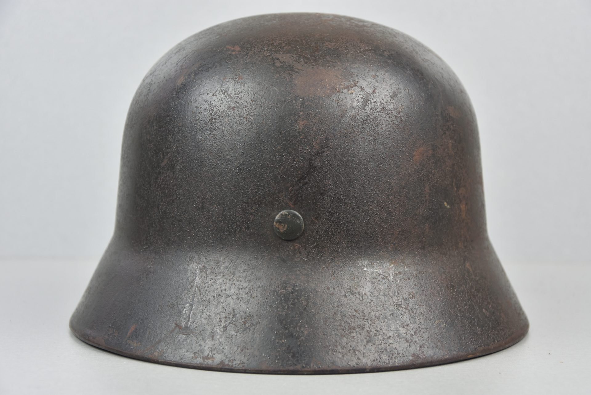 M35 army (Heer) reissue single decal steel helmet Q62 named — image 5