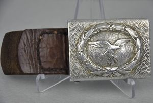 Aluminum Luftwaffe buckle with tab