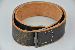 MINT late war Wehrmacht/Waffen-SS leather equipment belt