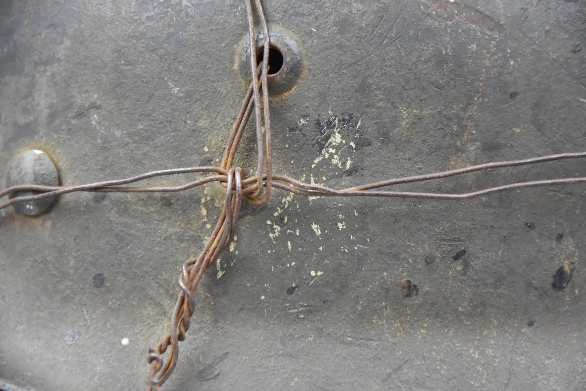 M35 army (Heer) camouflage with wire steel helmet — image 2