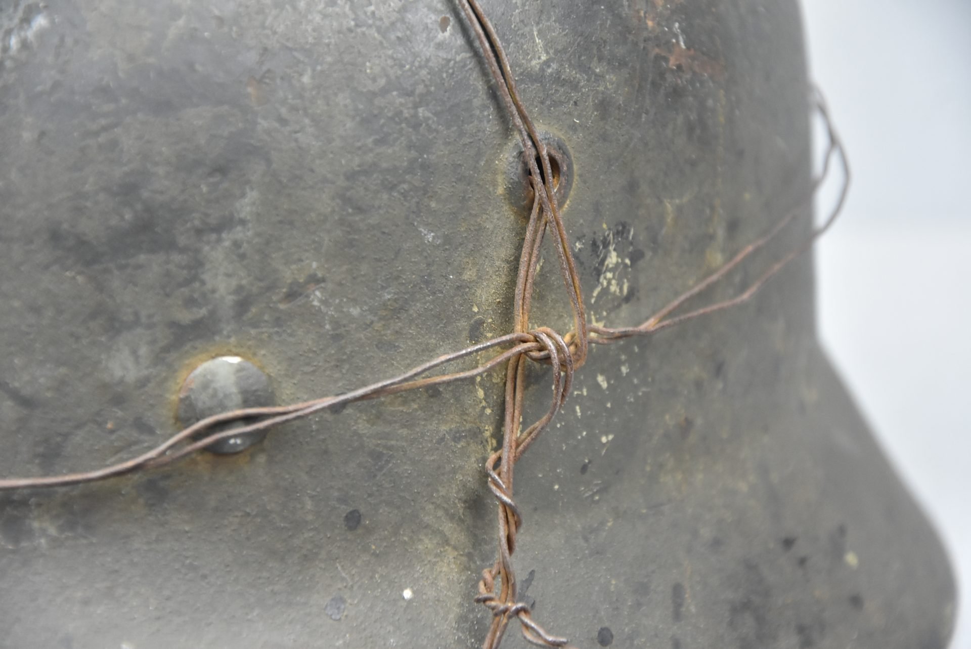 M35 army (Heer) camouflage with wire steel helmet — image 6