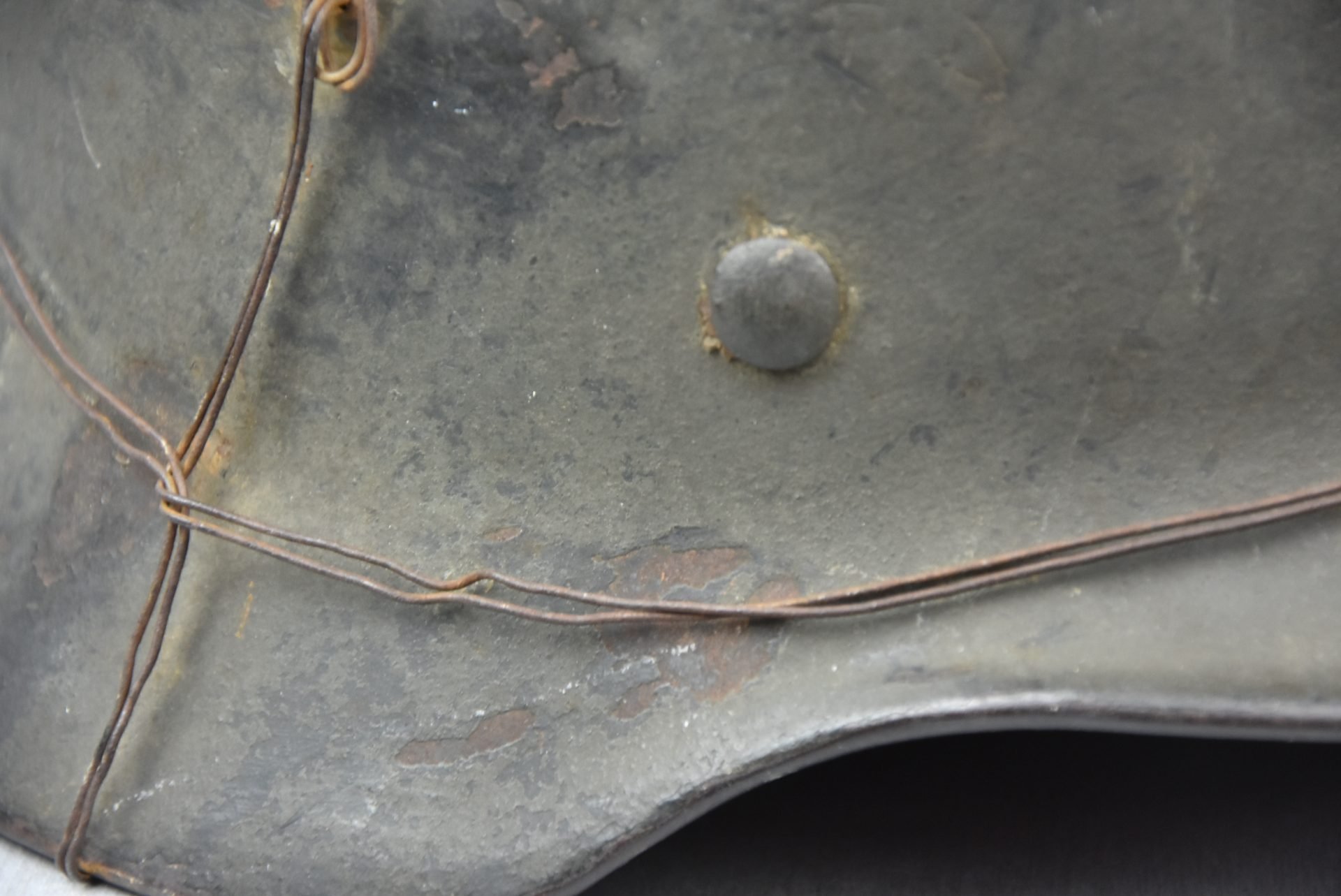 M35 army (Heer) camouflage with wire steel helmet — image 8