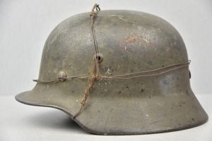 M35 army (Heer) camouflage with wire steel helmet