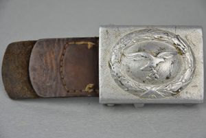 Luftwaffe alumium belt buckle by Richard Sieper & Söhne 1938