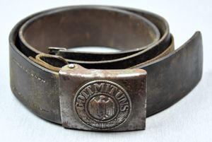 Complete army (Heer) belt with buckle 1941