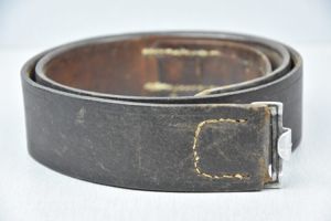 Wehrmacht leather equipment belt by Robert Larsen 1938