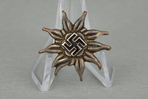 Early SA 'Sturmabteilung' Hochland cap Edelweiss in Buntmetall