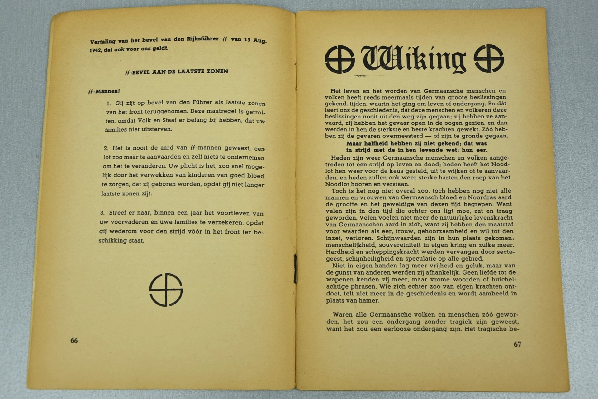 Dutch Germaansche SS 'Vormingsbladen' March 1943 nr.3 — image 4