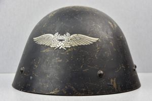 M34 Czech reissued Luftschutz helmet