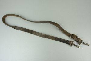 Early NSDAP cross strap with swastika buckles