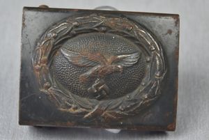 Steel Luftwaffe belt buckle