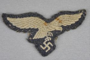 Standard embroidered Luftwaffe cap eagle