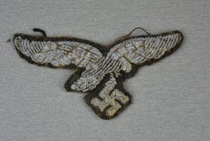 Luftwaffe officer bullion cap eagle
