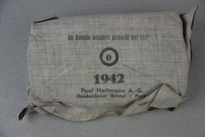 Wehrmacht first-aid bandage made in Paris occupied France 1942