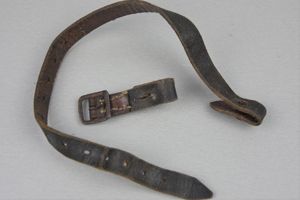 German helmet chin strap with RBNr