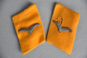 Luftwaffe EM 'Flieger' collar tabs for pilot/Fallschirmjäger