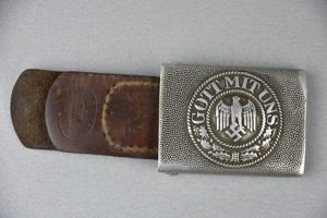 Early army aluminium belt buckle by Gebrüder Kugel & Fink …