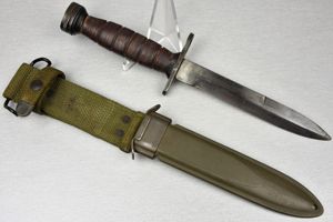 WW2 USA M4 Bayonet by Kiffe Japan with M8 scabbard