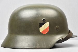 M35 army (Heer) double decal steel helmet EF64 1937