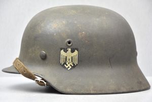 M40 army (Heer) single decal steel helmet EF64