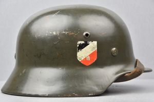 M35 army (Heer) double decal steel helmet EF64 1938