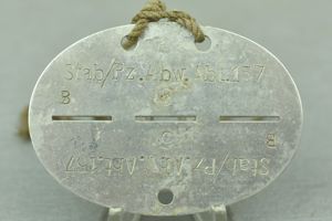 Army (Heer) 'Erkennungsmarke' dog-tag Panzerabwehr-Abteilung 157