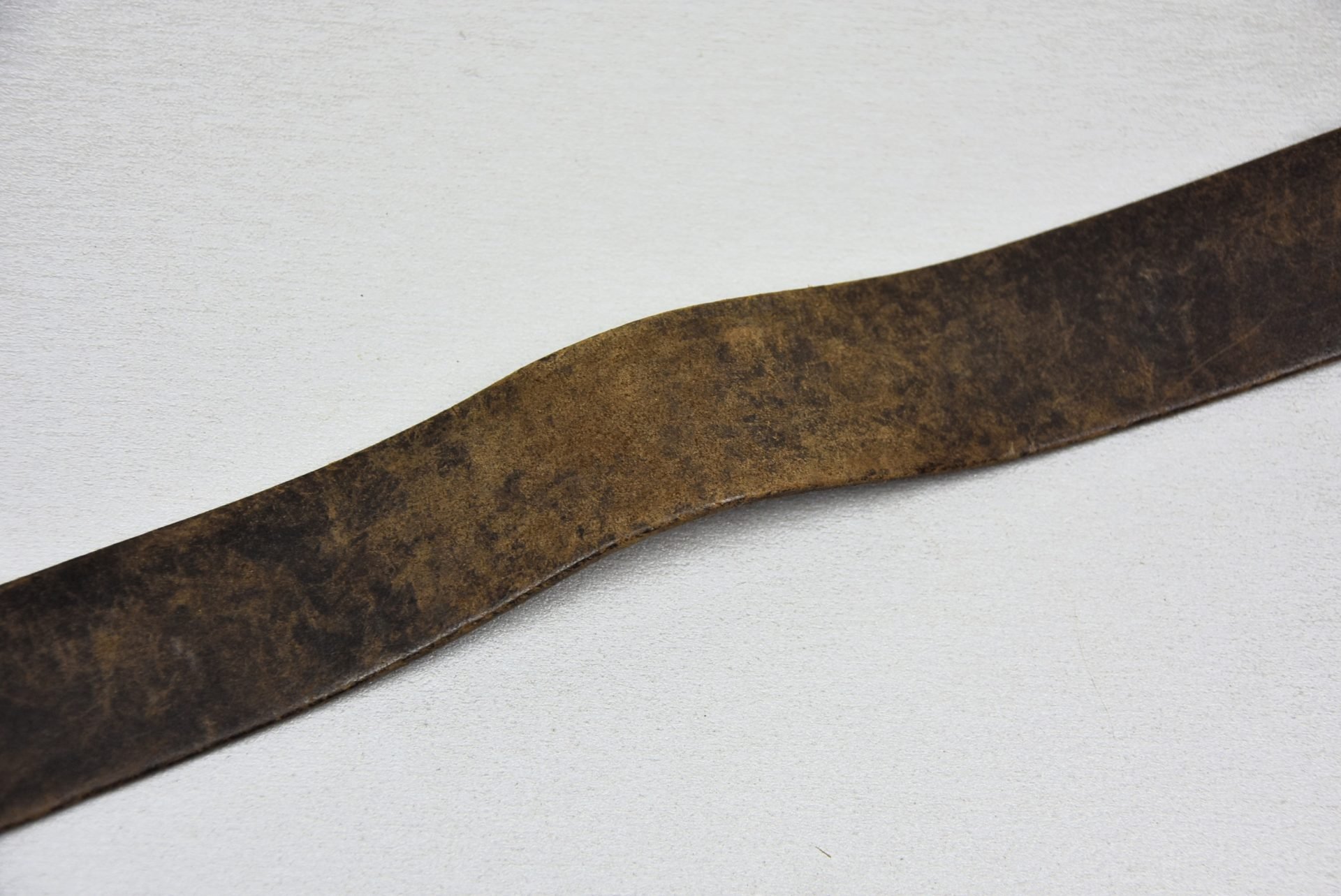 Early Wehrmacht leather equipment belt with aluminum hook 1939 — image 6