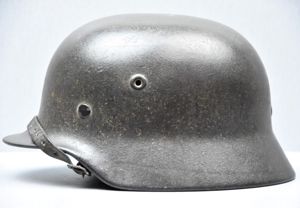 M40 Heer/Waffen-SS no decal steel helmet Q64 1944