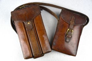 Wehrmacht MP34 machine gun tool pouch and ammuntion pouch set