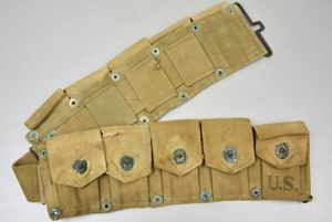 WW2 USA M-1923 Garand cartridge belt 1942