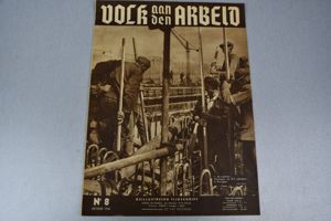 Flemish collaboratian magazine 'Volk Aan Den Arbeid' about Flemish Org. …